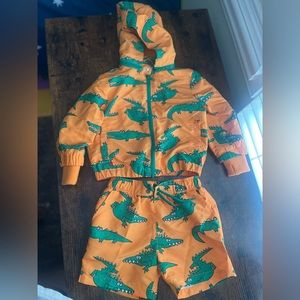 Stella McCartney Kids Crocodile Shorts and Jacket